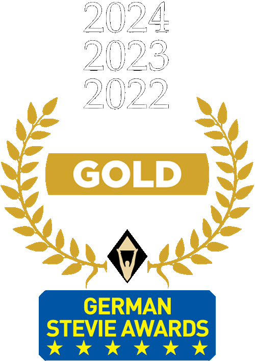 German Stevie Awards Gold Winner 2024 2023 2022